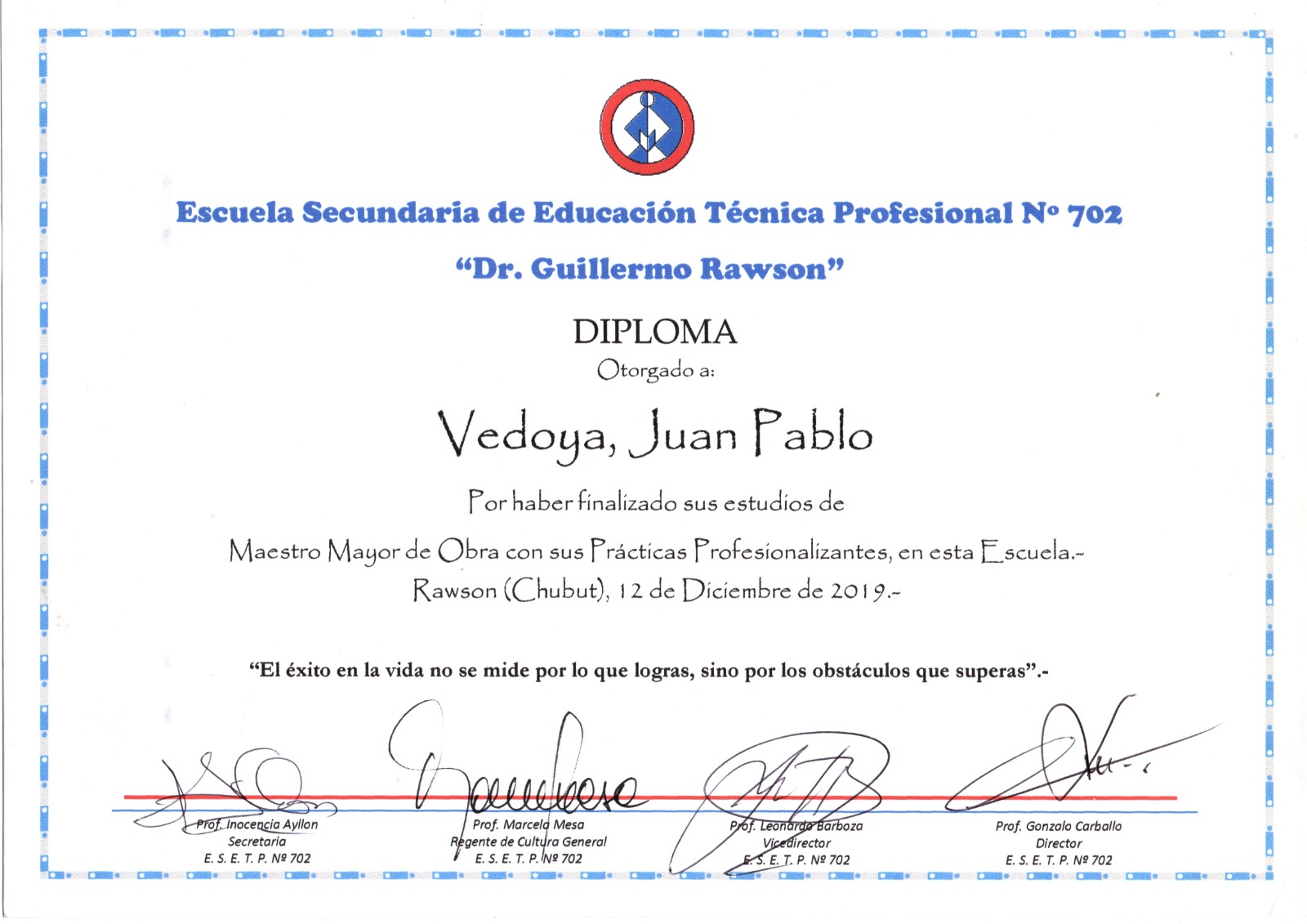 Diploma Secundario MMO