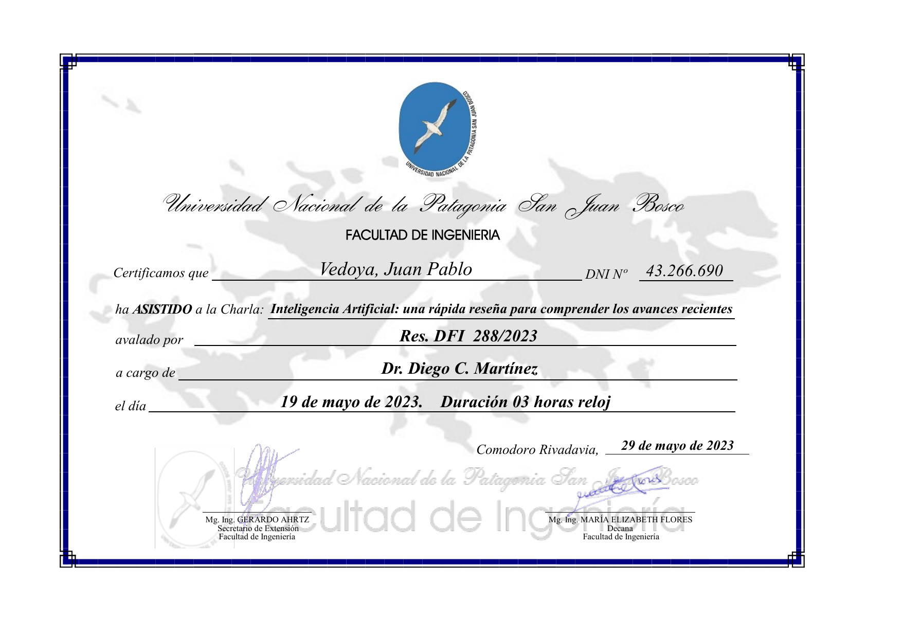 Certificado IA 2023