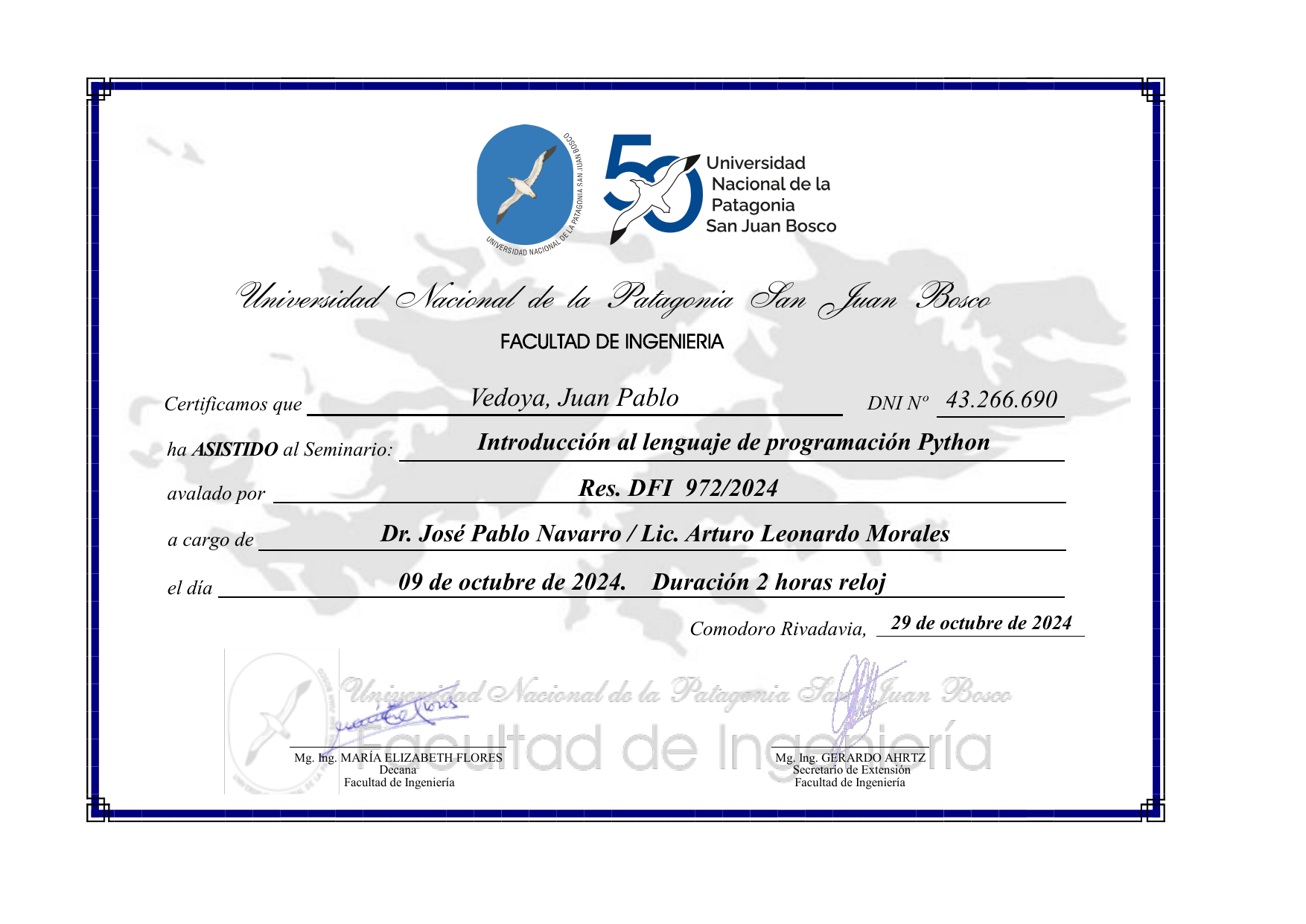 Certificado Python 2024